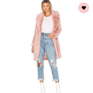 Revolve Lovers and Friends Faux Fur Coat